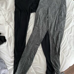 Aerie offline Black and Gray Leggings